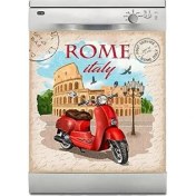Resim Makinesi Sticker Kaplama Beyaz Eşya Kaplama Rome Italy 