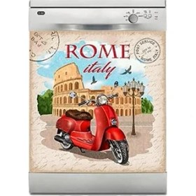 Resim Makinesi Sticker Kaplama Beyaz Eşya Kaplama Rome Italy 