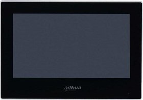 Resim VTH2621G-WP 7" TFT LCD Dokunmatik Ekran Wifi Çok Yönlü Mikrofon Villa Tipi İntercom İç Ünite Siyah Kasa 