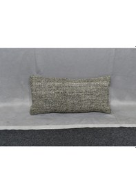 Resim Zehra Abla Halı Yeni El Dokuma Dekoratif Lumbar Kilim Kırlent Yastık Kılıfı 6696 Çok Renkli 