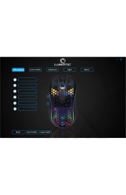 Resim Lunatic Sparrow 6400 Dpi Rgb Ledli Makrolu Oyuncu MOUSE+70X30 Gaming Mousepad 