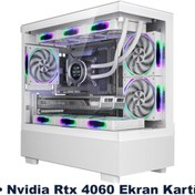Resim RAMTECH V3 Ryzen 5 7500f 32Gb DDR5 Ram Rtx 4060 1Tb M2 SSD Sıvı Soğutmalı Güncel Sistem 