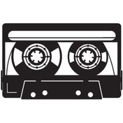 Resim habune Nostaljik Kaset Sticker 20 X 12 Cm 