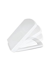 Resim T-MAY Evrenos Kare Yavaş Kapanan Amortisörlü Klozet Kapağı Soft Close 