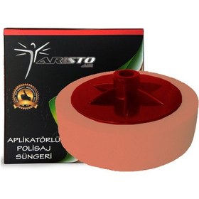 Resim Aristo Polisaj Pasta Süngeri Turuncu Orta Sert 14mm 