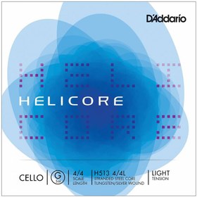 Resim D'Addario H513 4/4M Helicore G Çello Teli (Sol) 
