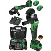 Resim 36V 5AH Profesyonel Kömürsüz Motor 125MM Taşlama Şarjlı El Aleti 