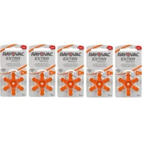 Resim Rayovac 13 Numara Kulaklık Pili 6'lı 5 Paket 