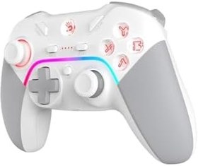 Resim A4Tech Bloody GPW70 Beyaz Kablosuz PC Gamepad 