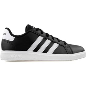 Resim adidas Grand Court 2.0 K Genç Tenis Ayakkabısı GW6503 Siyah 
