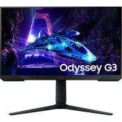 Resim Samsung Odyssey Full-Hd 1920 x 1080 ,3000:1 Dinamik Kontrast Oranı G3 G30D 24" 180Hz 1ms Va Pivot Gaming Monitör 
