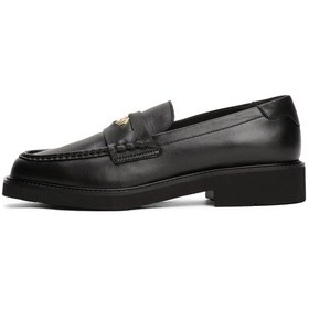 Resim Tommy Hilfiger Kadın Loafer Ayakkabı Fw0fw08633bds Siyah 