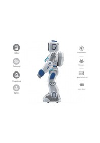 Resim İnteraktif Şarjlı Akıllı Robot Uzaktan Kumandalı - Mavi Su Dünyası 
