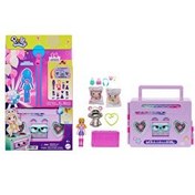 Resim Polly Pocket Disko Dansı Eğlenceli Kıyafetler Oyun Seti HRD65 