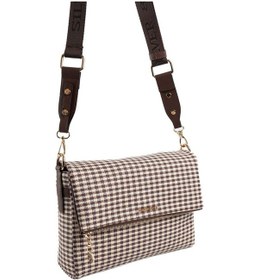 Resim Çapraz Çanta Kadın Silver Polo 963-47362 Sılver Polo Çapraz Bayan Çantası M191 Kahve Sarı-mat Kahve Çok Renkli 