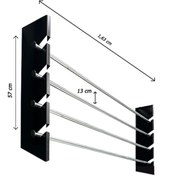 Resim fastbestore Duvara Monte 4'lü Cam Filmi Rafı 1.52cm PPF & Folyo Takılabilir 