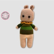 Resim Uretti - Gülnur 2184 - El Yapımı Amigurumi Ayıcık 21cm - Krem 