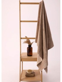 Resim Nurpak Bambu Banyo Havlusu 90X150- Vizon 