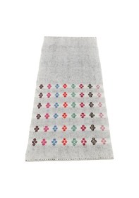 Resim Kilim Antik El Dokuma Pamuklu Yün Toroslar Adana Yörük Kilimi 0075 - Yeni - Çok Renkli 