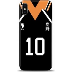 Resim Marselit iPhone x Haikyuu Hinata Shoyo Forma Tasarımlı Telefon KILIFI-HAIKYUU10 