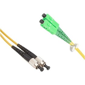 Resim Cabex Sc/apc 'den Fc/upc 'ye Dublex Fiber Optik Patchcord Singlemode 10 Mt 