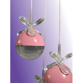 Resim Serçe'den 3lü Şeker LED Genç Kız Odası Sarkıt Avize 