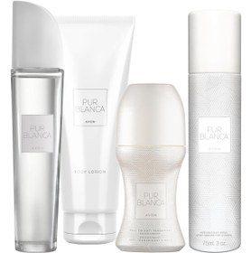 Resim AVON Pur Blanca Parfüm Krem Deodorant Rollon Dörtlü Set 