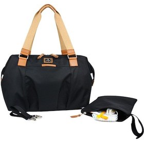 Resim Stylo Venedik Anne Bebek Bakım Kadın Çantası Siyah 