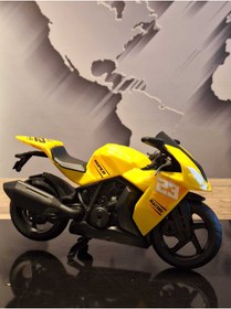 Resim molmo SARI FIRTINA MOTORSİKLET 30cM 