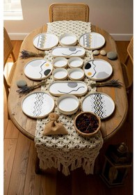 Resim Kitchen Life Axial Stackable 14 Parça 6 Kişilik Kahvaltı Takımı Çok Renkli 