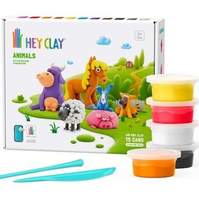Resim Hey Clay Hava İle Kuruyan Kil 15'li Kutu - Hayvanlar 