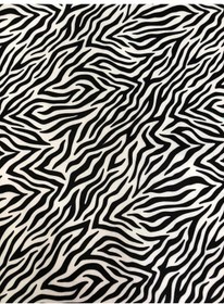 Resim Enesar Home Zebra Desen Dijital Baski Döşemelik Kumaş 100 x 140 cm 