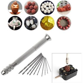 Resim Evde Takı Yapımı Delik Açma Manuel El Matkabı 