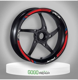 Resim Gogo Jant Şeridi M Power Kırmızı Honda Pcx 