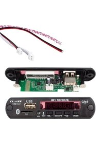 Resim Tf-123 Usb Bluetooth Oto Teyp Usb/sd Çevirici Aux Kumandalı 12v Telefonla Konuşma Özellikli 