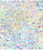 Resim Suntek Gökkuşağı Pencere Gizlilik Film Rulosu 3d Statik 60x100cm 