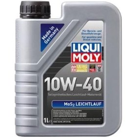 Resim Motor Yağı 10w40 1lt Yağ Yakmayı Engeller Mos2 Leichtlauf Lqm-2626 / Lıq 