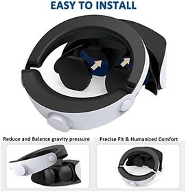 Resim NINKI PS VR2 Lens için Uyumlu Kamera Lens Koruyucu Kapak,PlayStation VR2 Lens Ekran Kapağı için Toz Önleyici Koruyucu Kapaklar,Sert Çizilmez Kabuk Len Kapağı PS VR2 PlayStation VR2 Aksesuarları -Siyah 