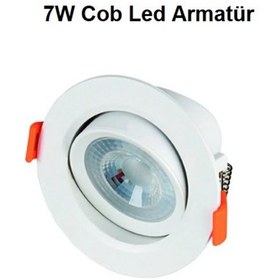 Resim 7w Akik Cob Led Armatür 5 Adet Beyaz 