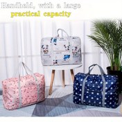Resim Ekstra Büyük Katlanabilir Seyahat Duffel Çantası - Yıldız ve Flamingo Desenleriyle Hafif, Taşınabilir Polyester Bagaj, Saklama Kolay, Seyahat Gereksinimleri İçin Temizlenmeyen Taşıma Çantası, Hızlı Paketleme ve Düzenleme, Giysi Düzenleyici Depolama 