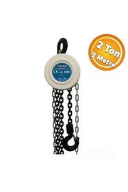 Resim CMC Tools CMC8581 Yük Kaldırma İndirme Zincirli Caraskal 2 Ton 3 Metre 