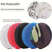 Resim 1 Çift Uygun Kulaklık Toz Kapakları - Nefes Alabilir & Ter Geçirmez, Esnek Polyester Koruyucu Kılıflar Gri, Beyaz, Pembe, Yeşil, Mavi, Siyah Renklerde - Geniş Renk Aralığıyla Tek Kullanımlık Değil 