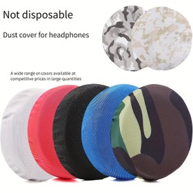 Resim 1 Çift Uygun Kulaklık Toz Kapakları - Nefes Alabilir & Ter Geçirmez, Esnek Polyester Koruyucu Kılıflar Gri, Beyaz, Pembe, Yeşil, Mavi, Siyah Renklerde - Geniş Renk Aralığıyla Tek Kullanımlık Değil 