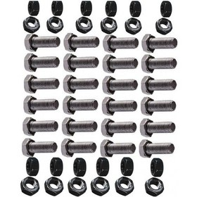 Resim Çapa Makinaları Bıçak Civata Takımı 8 Mm 3 Cm (24 Adet) 