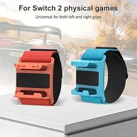 Resim Switch 2 Joy-Con Denetleyicisi için Amzlord Ayarlanabilir Bilek Dans Bandı ve Bacak Kayışı 