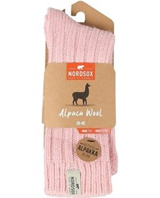 Resim Nordsox Bolero Alpaka Yünlü Kadın Kışlık Çorap Pembe 