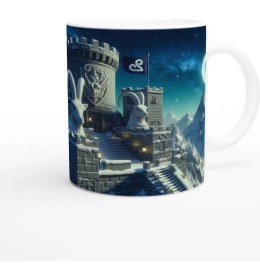 Resim Oğlak Burcu Baskılı Kahve Kupası - Burçlar Krallığı Şatosu Vs3 