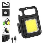 Resim Pazly 3'ü 1 Arada Mini Led El Feneri, Şişe Açacağı Ve Anahtarlık - Su Geçirmez, Taşınabilir, Siyah Siyah 