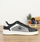 Resim Benetton 12123 Siyah Tam Ortopedik Sneaker Günlük Kadın Spor Ayakkabı 