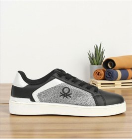 Resim Benetton 12123 Siyah Tam Ortopedik Sneaker Günlük Kadın Spor Ayakkabı 